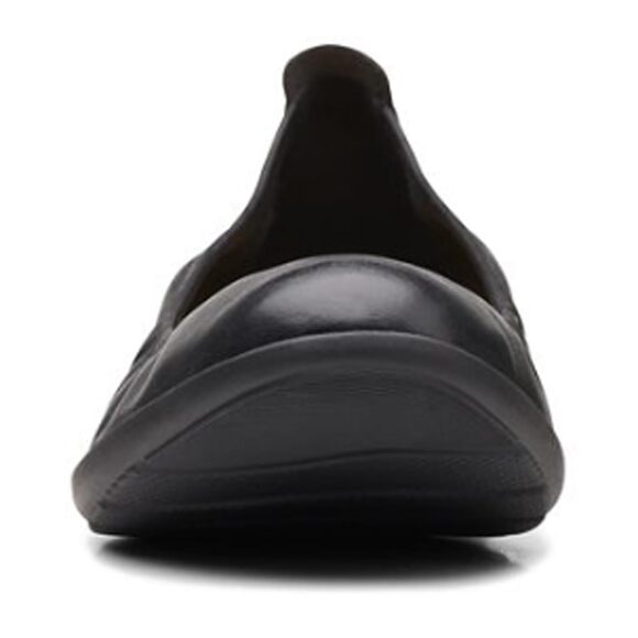 NWT Clarks Women's Jenette Ease Ballet Flat, Black, 9 Wide - Picture 4 of 6